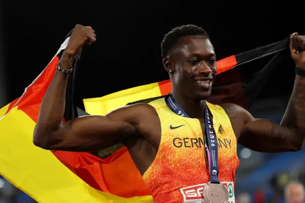 Ansah gewinnt EM-Bronze über 100 Meter trotz drohender Sperre