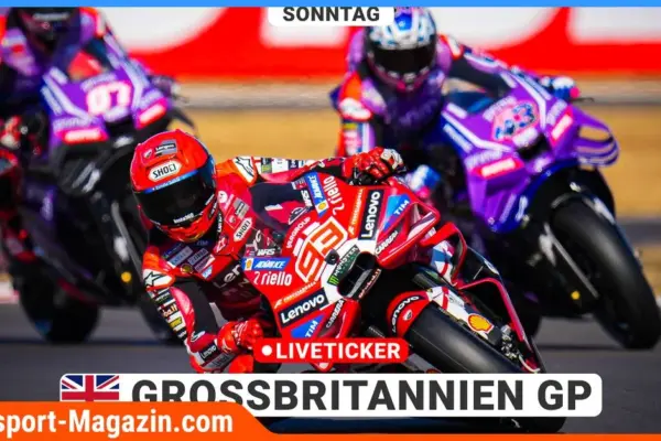 Silverstone: MotoGP-Rennsonntag mit Moto2-Start und Warm-up